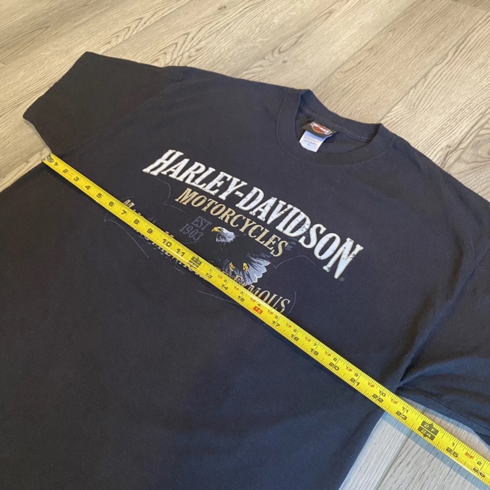Harley Davidson Motorcycles T Shirt Men’s XL Nova Scotia Canada 2 Sided Graphic - Picture 8 of 10